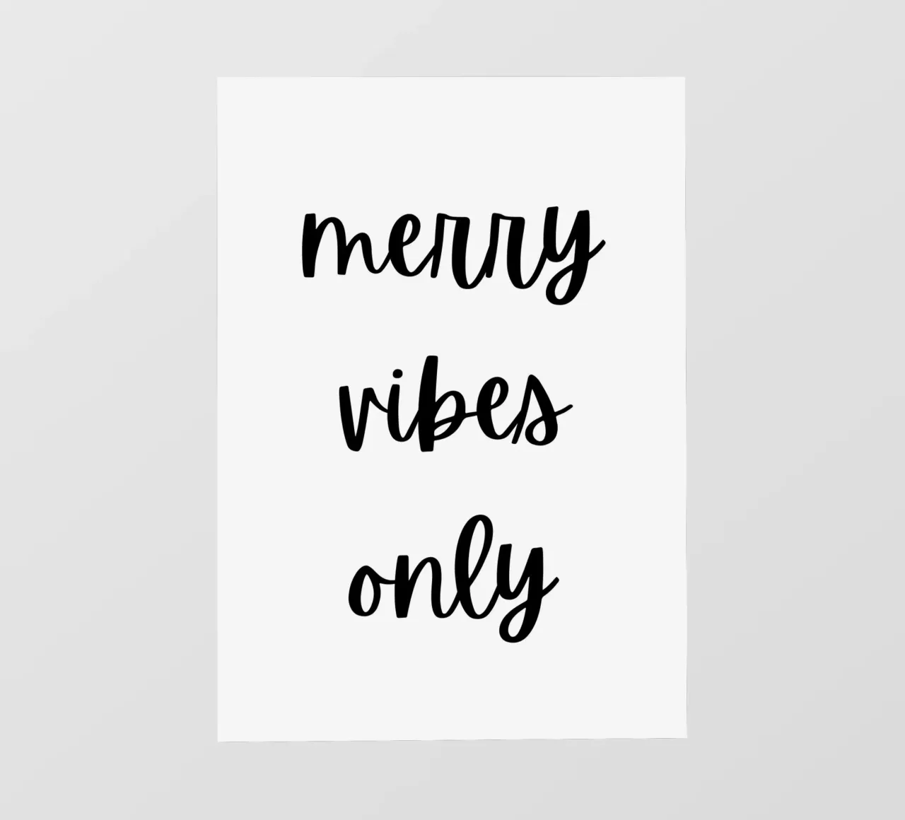 Merry vibes only telo in pvc da HolidaysCandyWalls