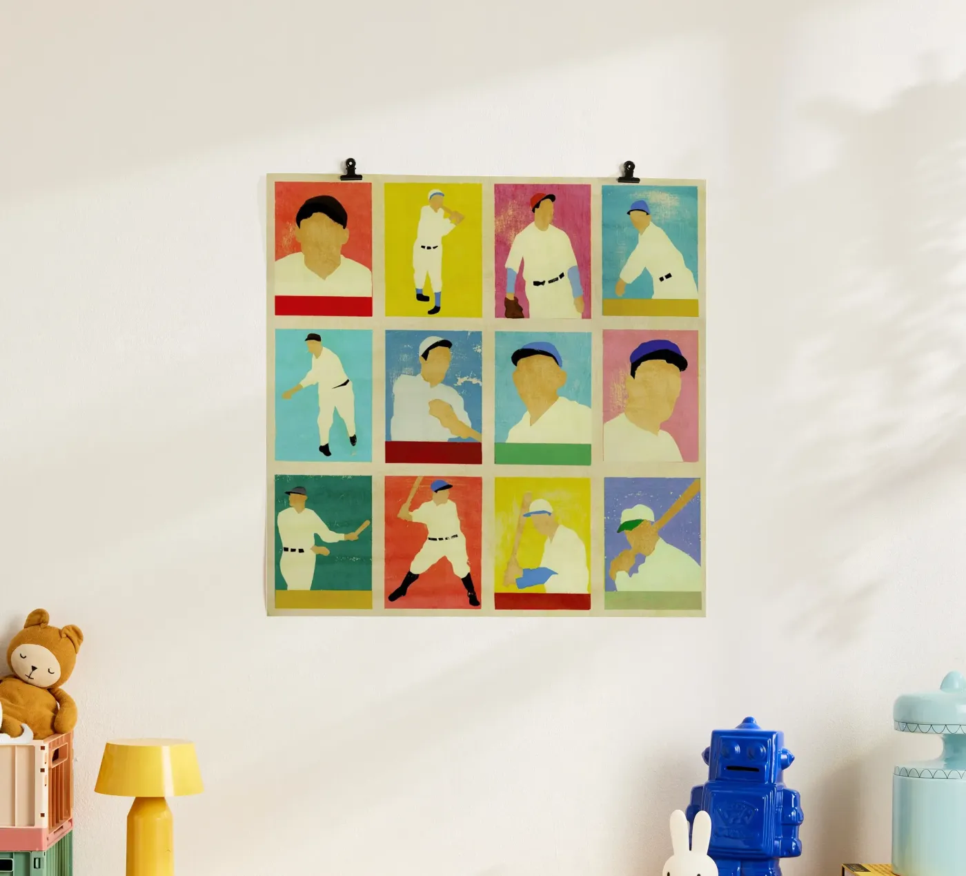 Baseball Cards Poster von Andy Bridge