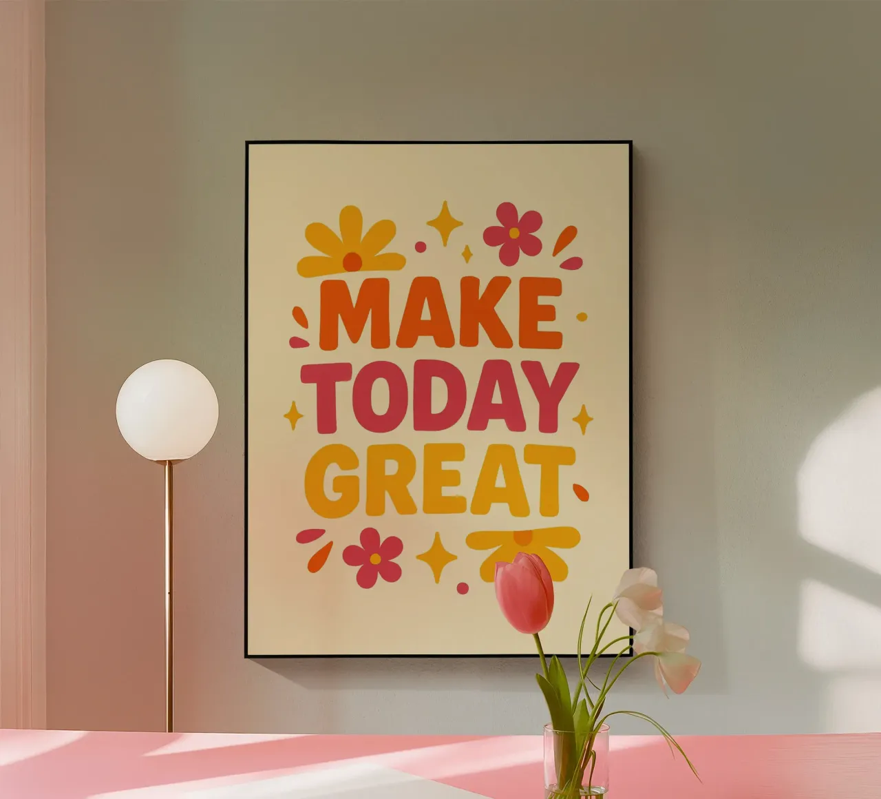 Make Today Great plexiglass da Wall of Whispers