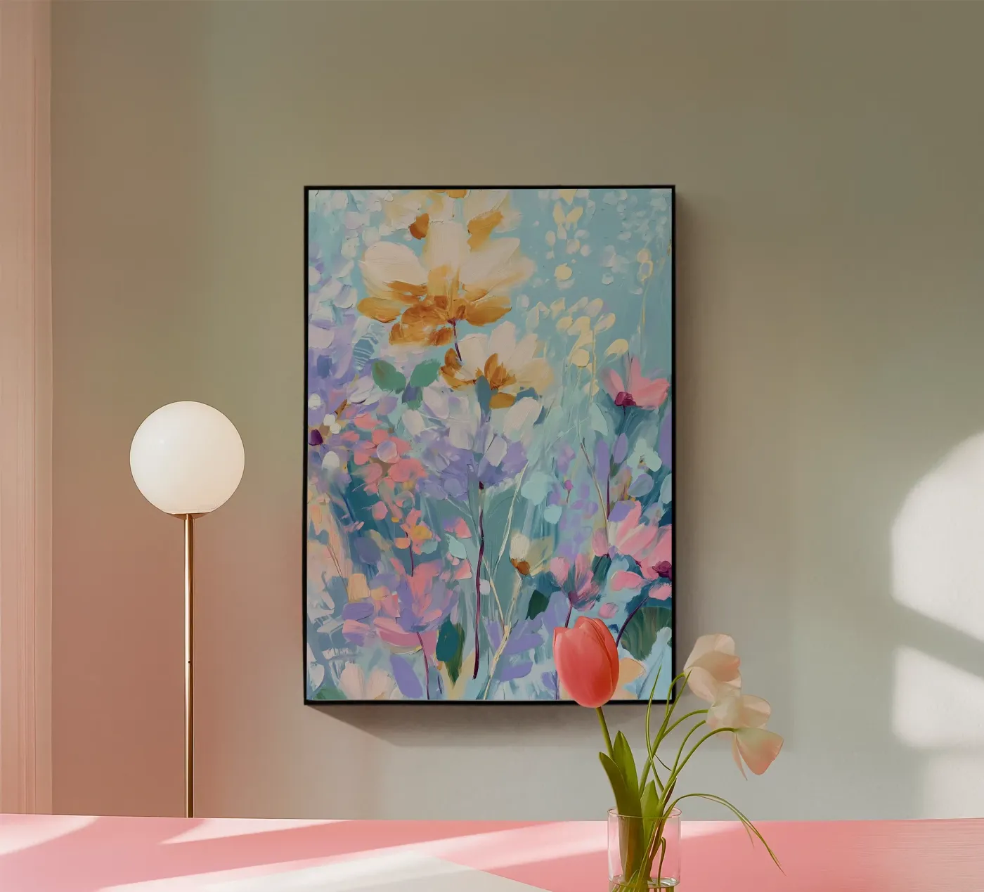Silken Dawn acryl van Amelie Rose