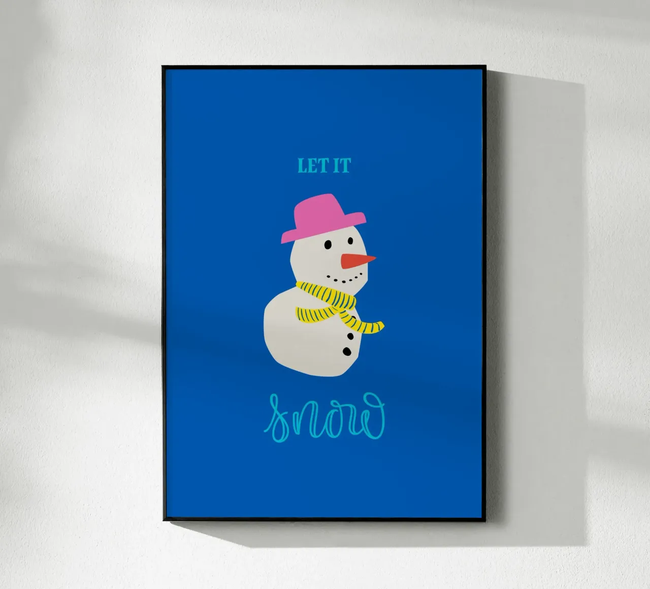 Let it Snowman Dopamina plexiglass da Carolin Vonhoff