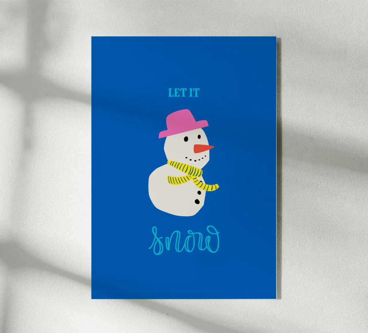 Let it Snowman Dopamina plexiglass da Carolin Vonhoff