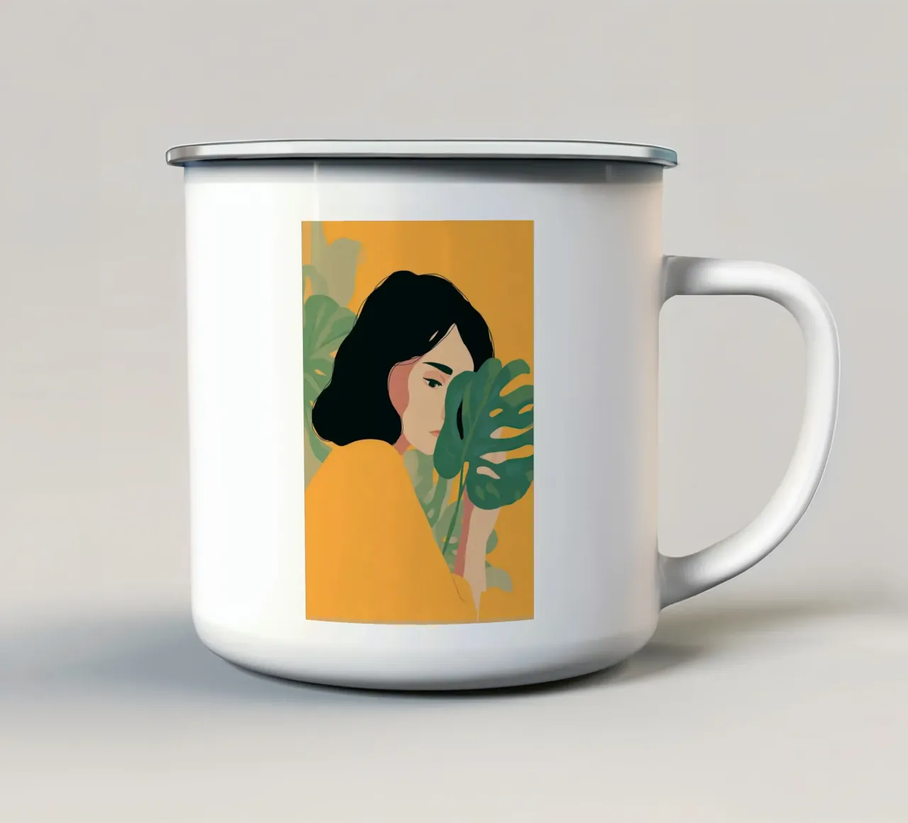 You Wouldn’t Know It Was Summer tazza in smalto da Amelie Rose