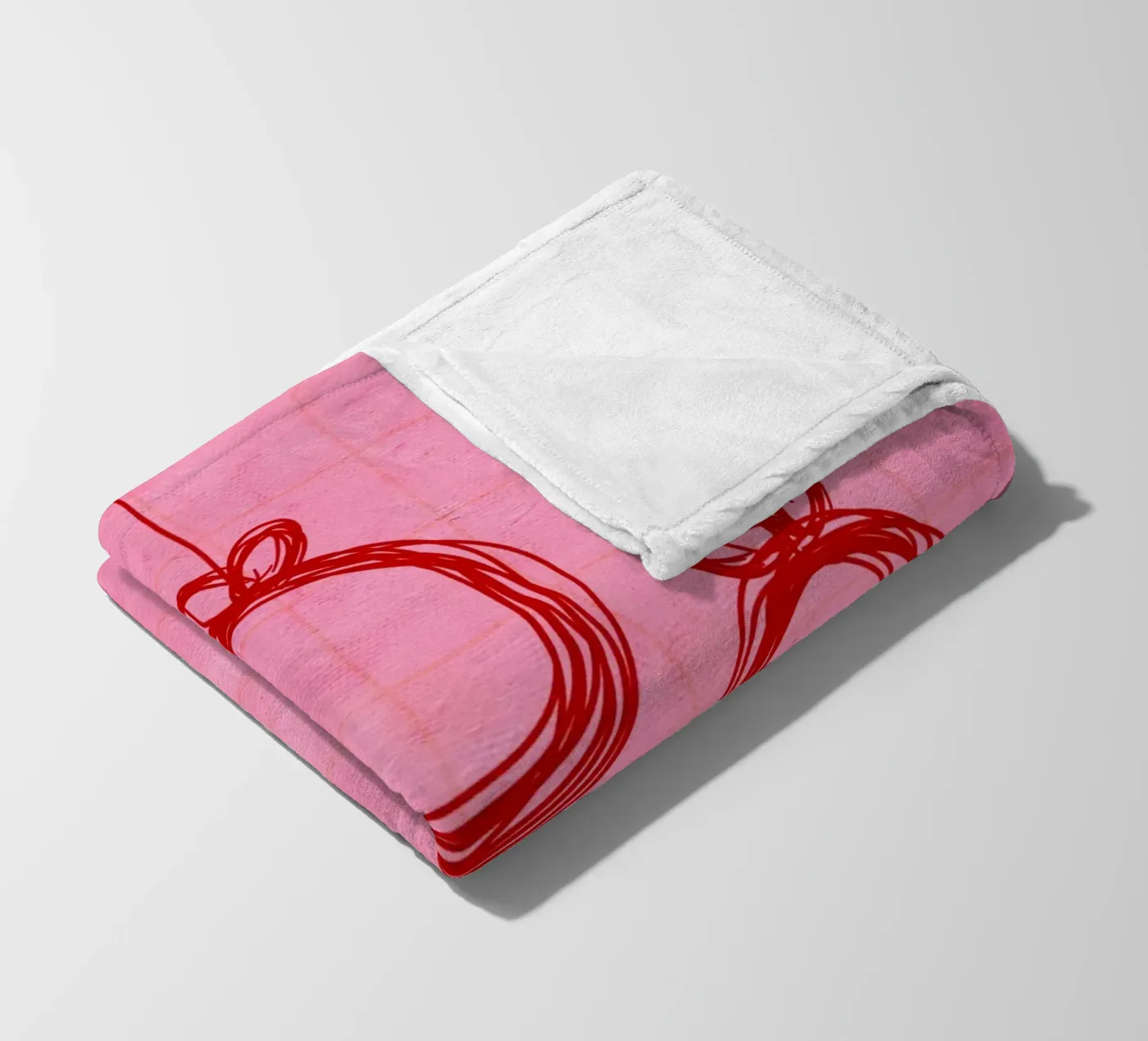 Weihnachtskugeln no.2 Fleecedecke von Christmas with Froilein Juno