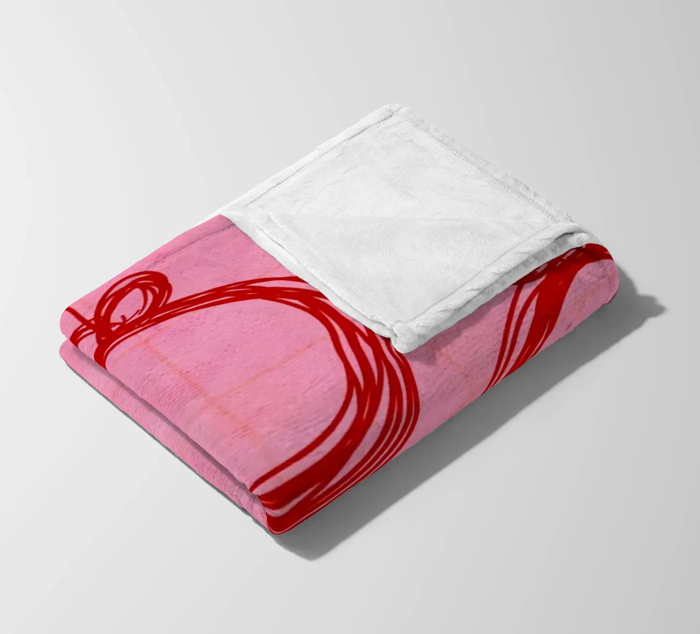 Weihnachtskugeln no.2 Fleecedecke von Christmas with Froilein Juno