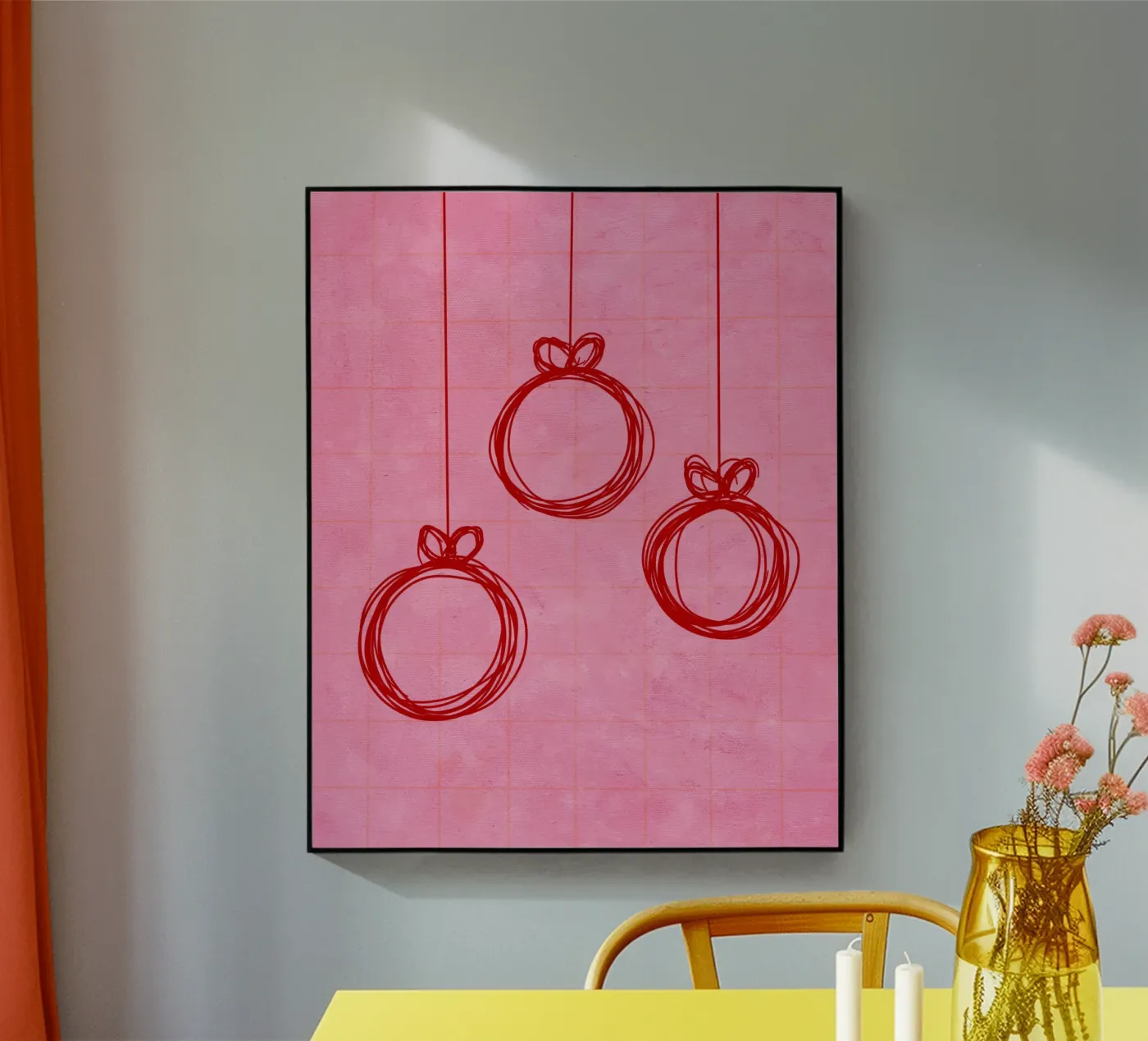 Weihnachtskugeln no.2 acrylic glass by Christmas with Froilein Juno