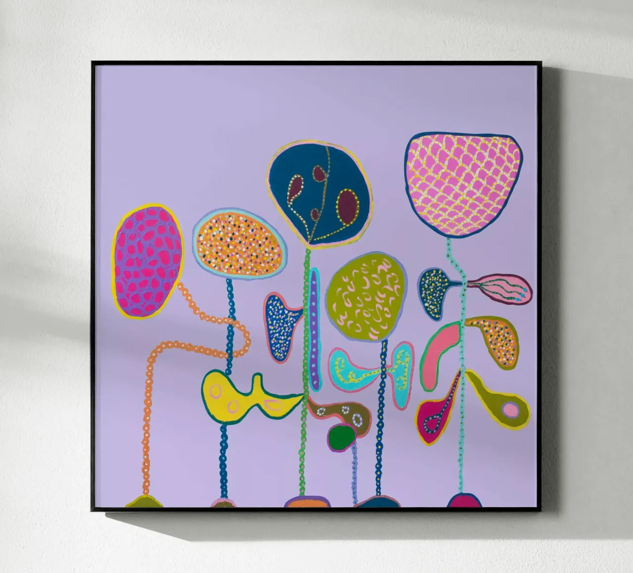 Bliss-Paars acryl van Helen Joynson