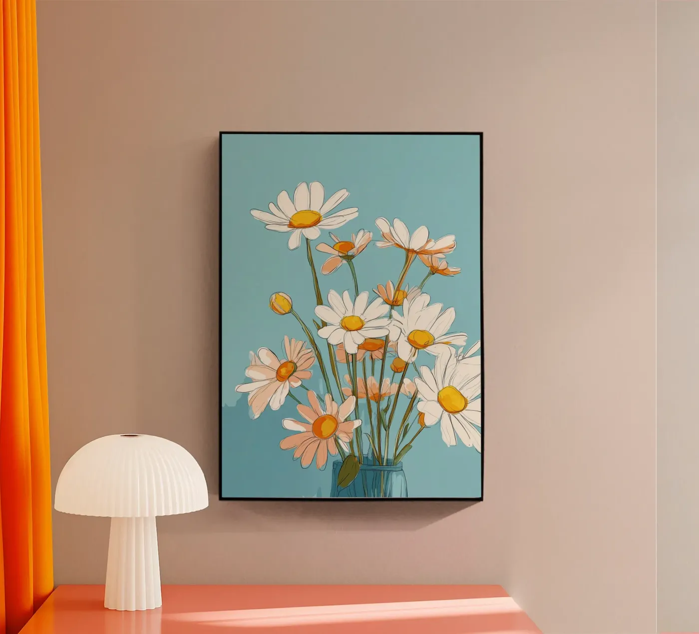 Morning Daisies plexiglass da Amelie Rose