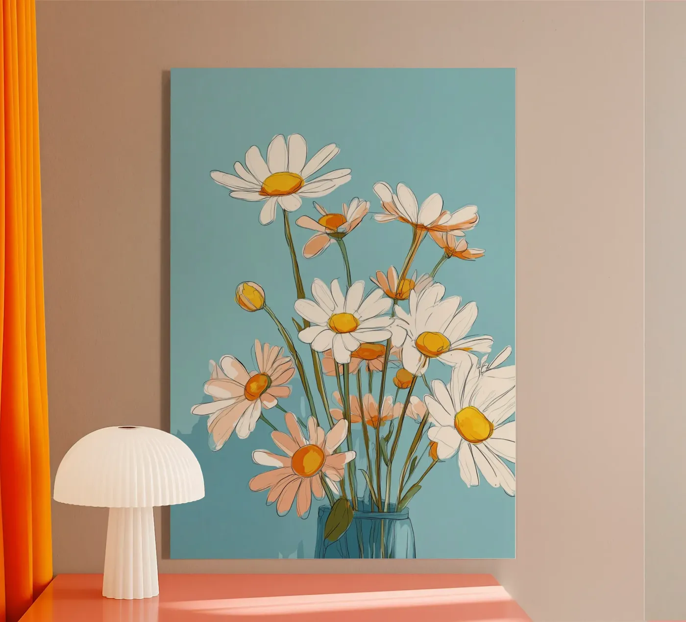 Morning Daisies plexiglass da Amelie Rose