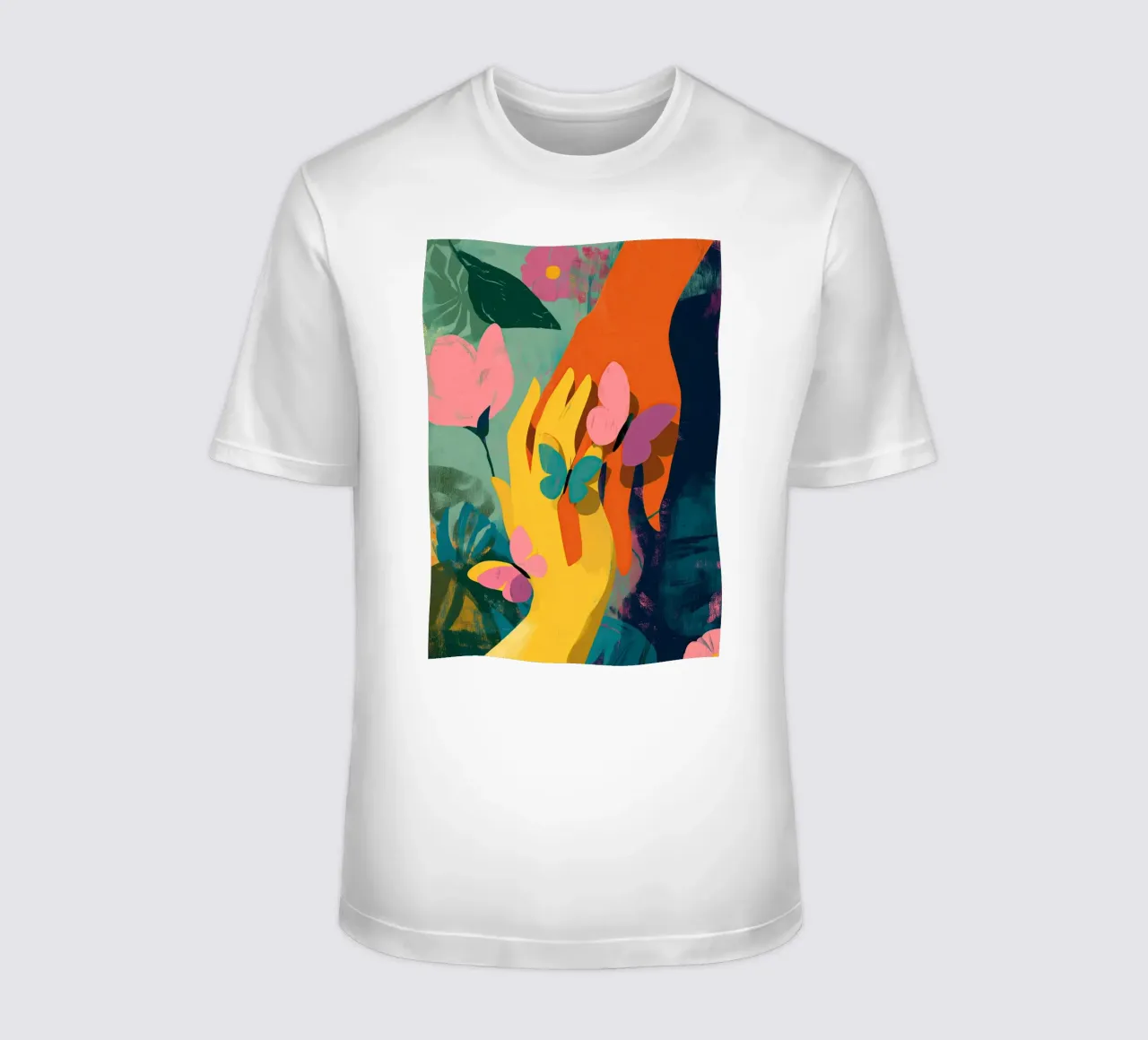 Hands in Bloom t-shirt da Luca