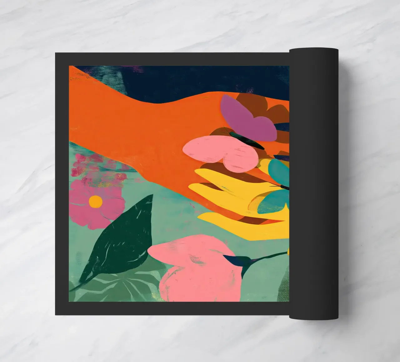 Hands in Bloom zerbino da Luca