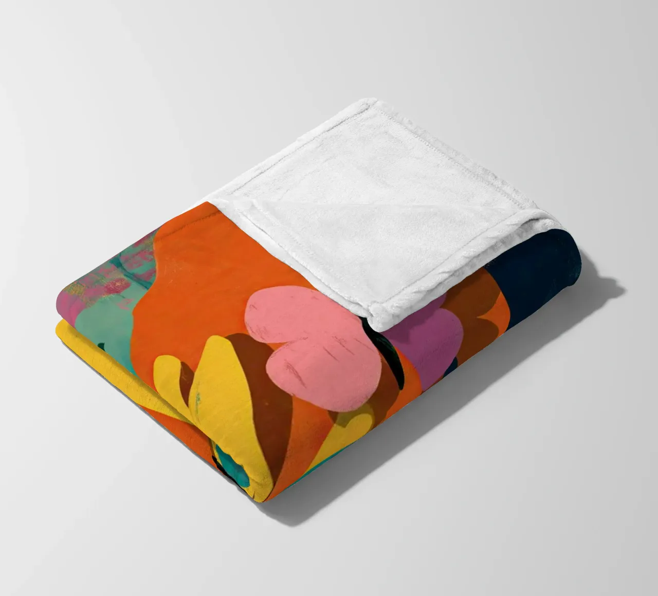 Hands in Bloom coperta in pile da Luca