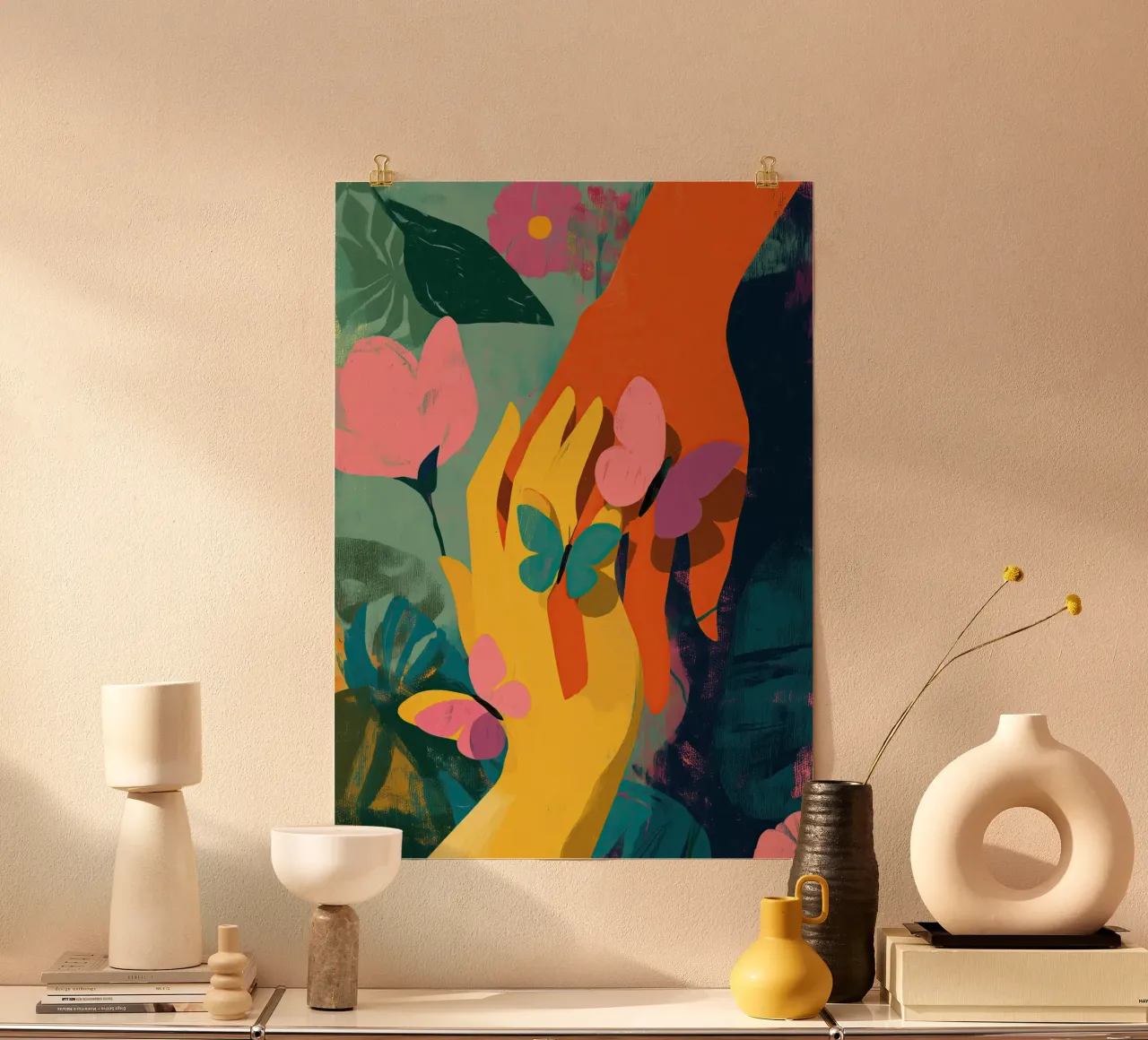 Hands in Bloom poster da Luca