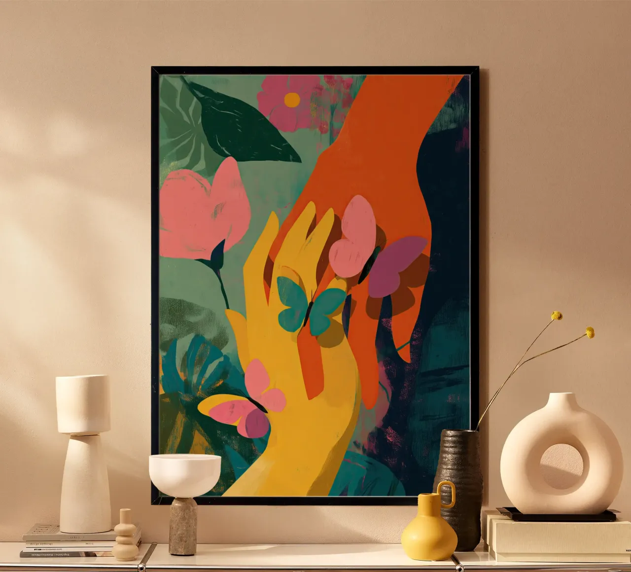 Hands in Bloom poster da Luca