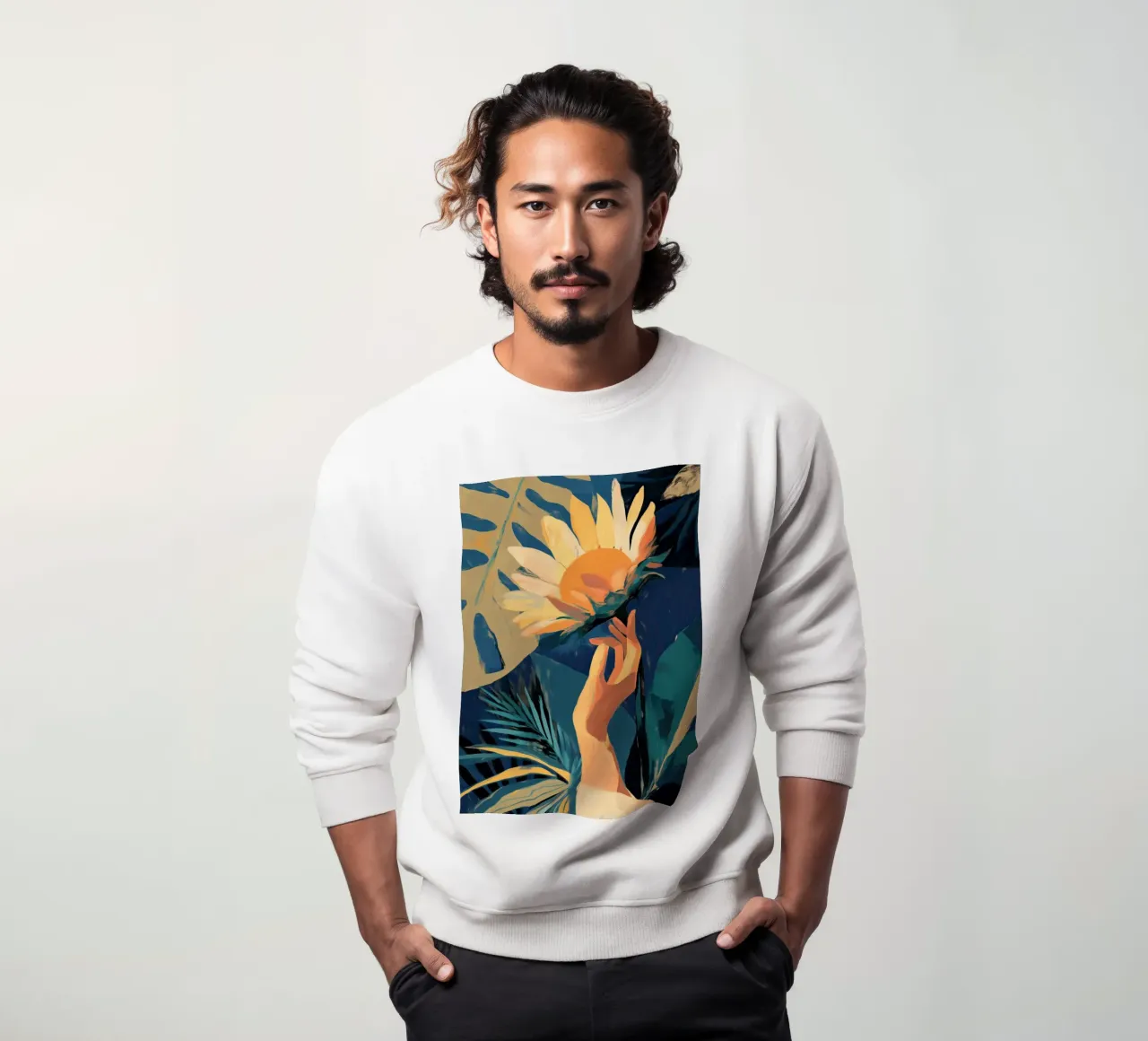 Touch of Sunlight felpa da Luca