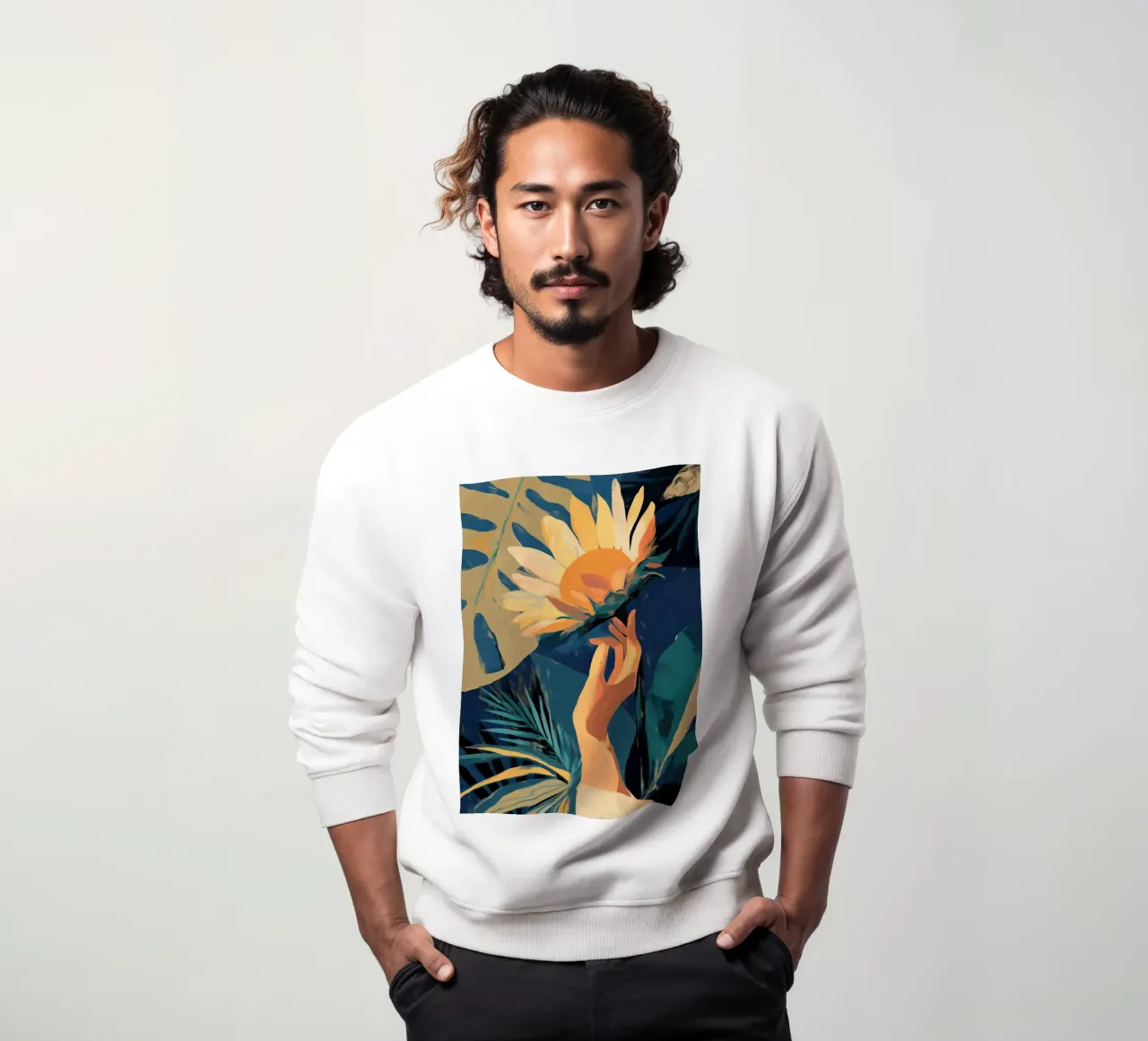 Touch of Sunlight felpa da Luca