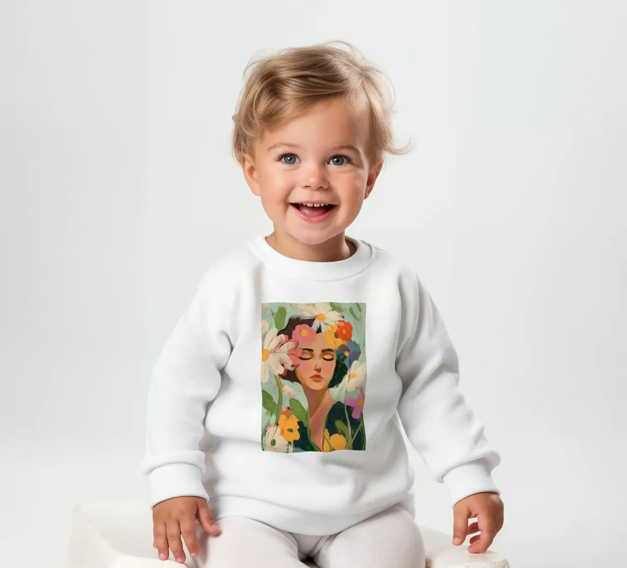 Inner Bloom felpa neonato da Luca