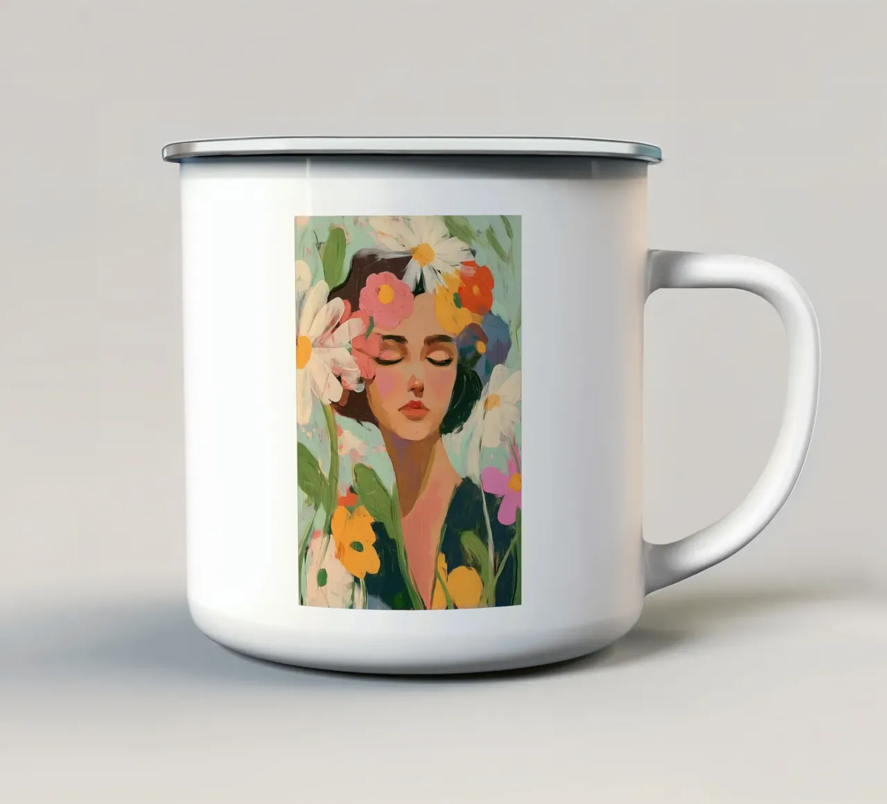 Inner Bloom tazza in smalto da Luca