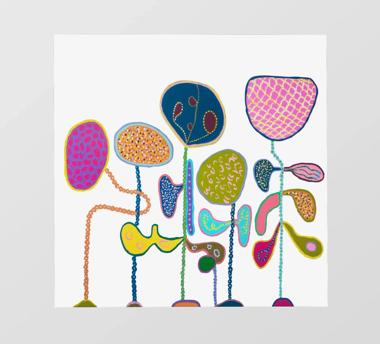 Bianco-blu telo in pvc da Helen Joynson