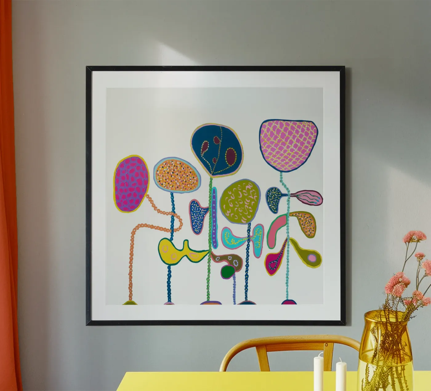 Bianco-blu poster da Helen Joynson