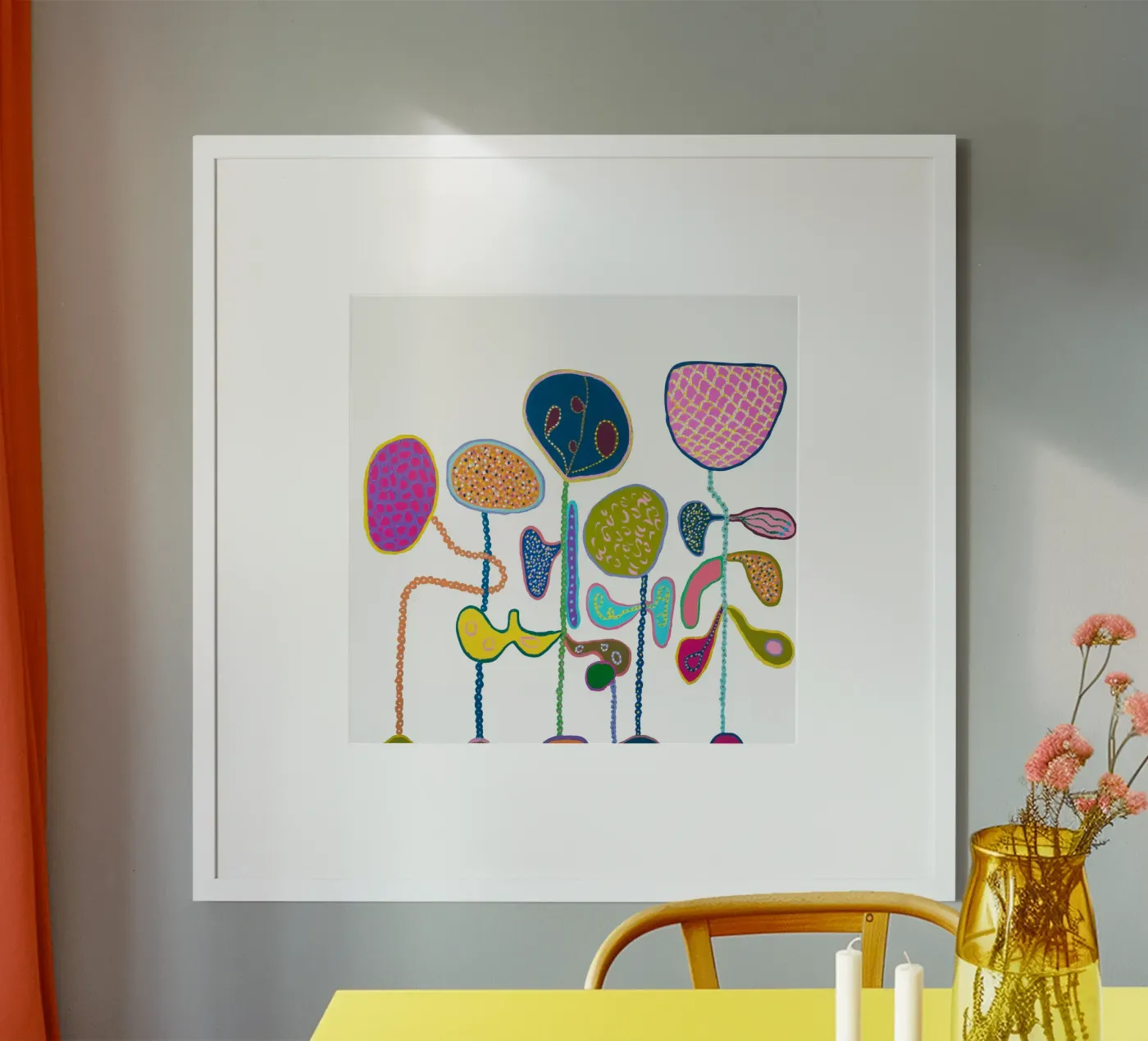 Bianco-blu poster da Helen Joynson