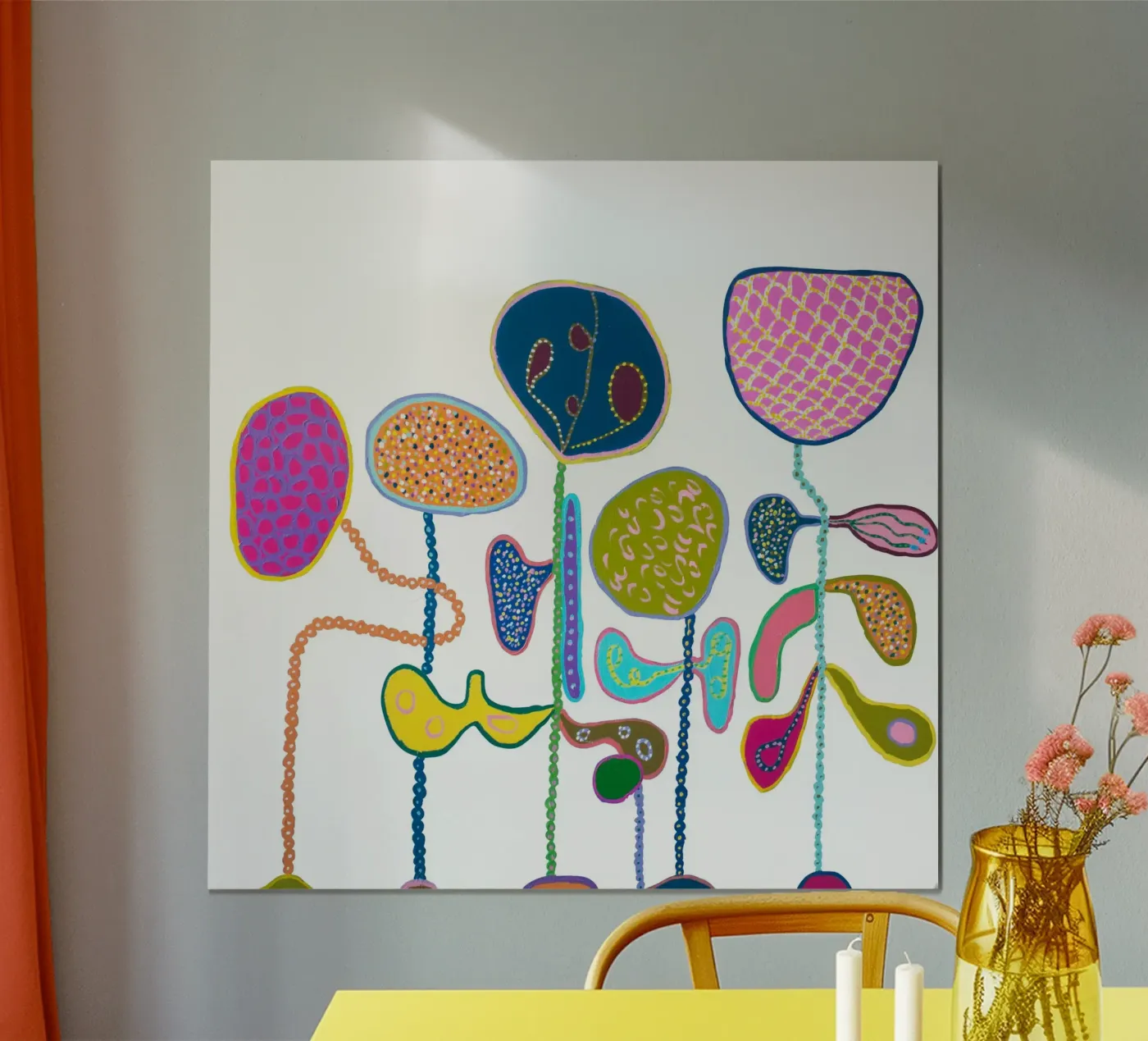 Bianco-blu poster da Helen Joynson