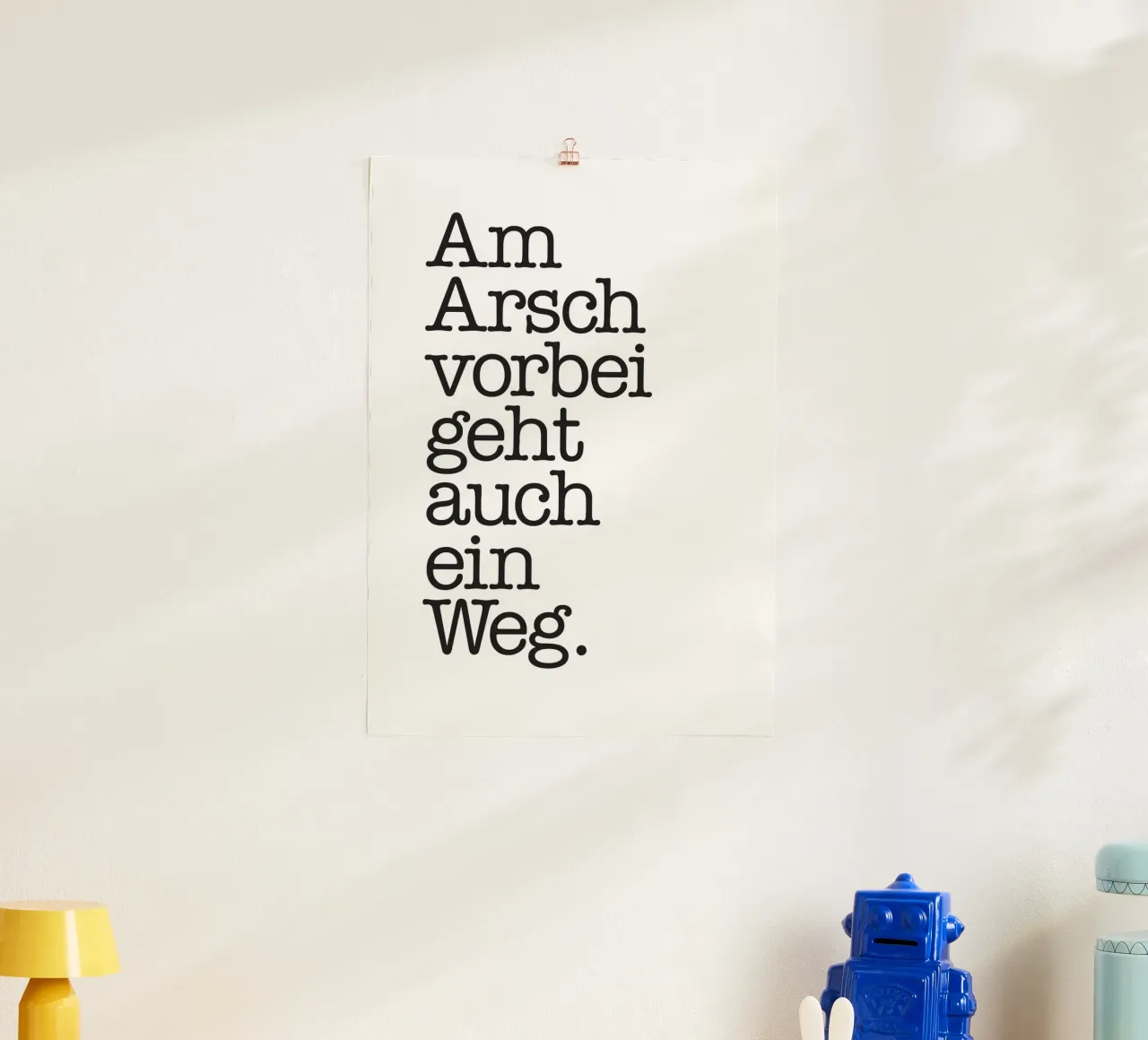 il y a un chemin qui passe par le cul poster de Kavanga