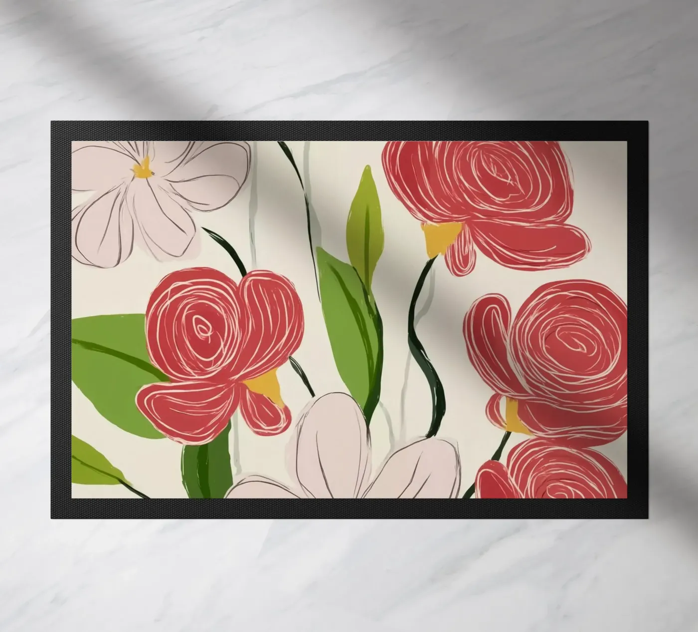 Bloom Harmony doormat by Luca