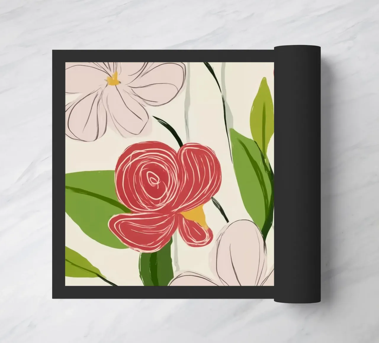 Bloom Harmony doormat by Luca