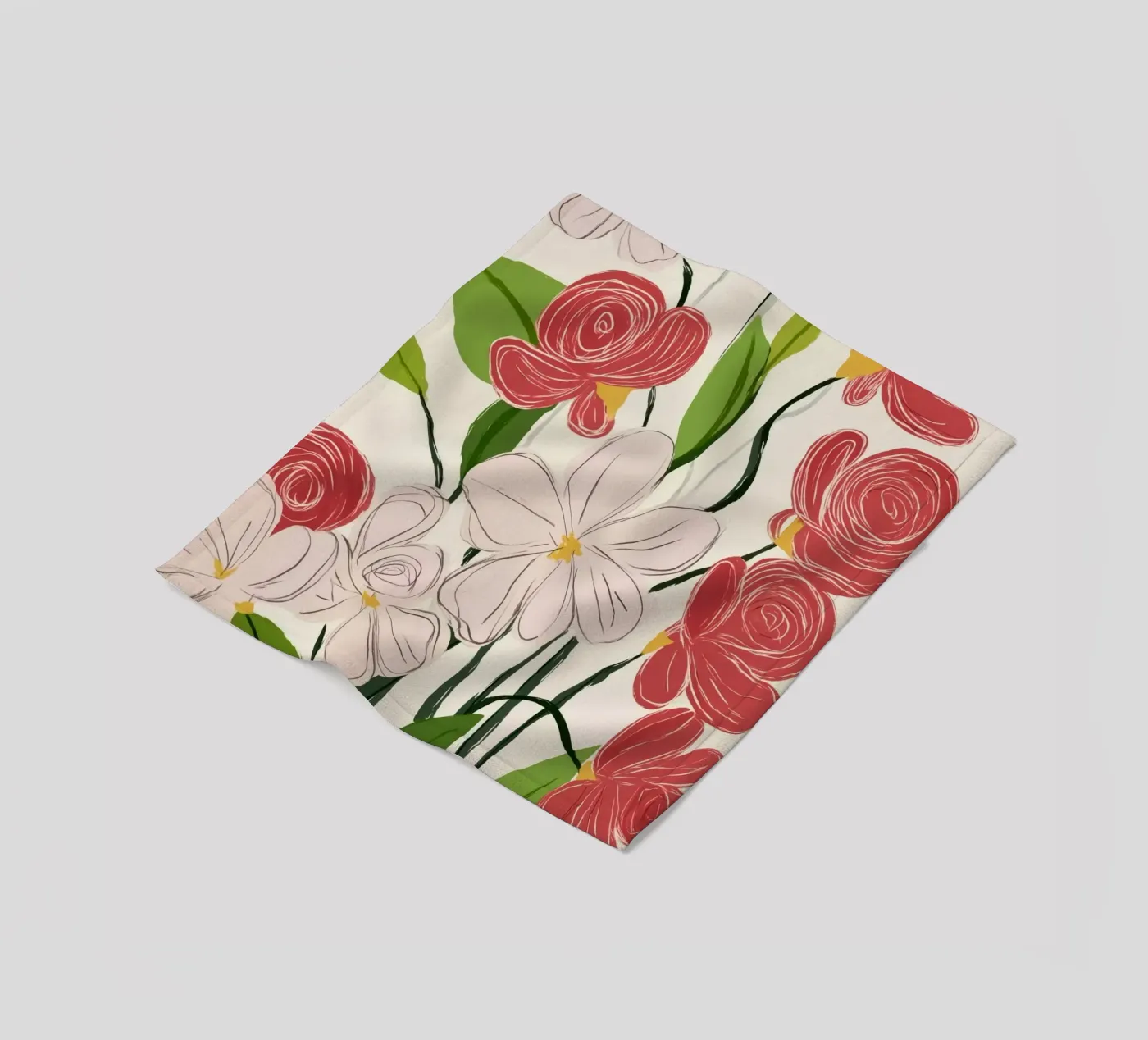Bloom Harmony Fleecedecke von Luca