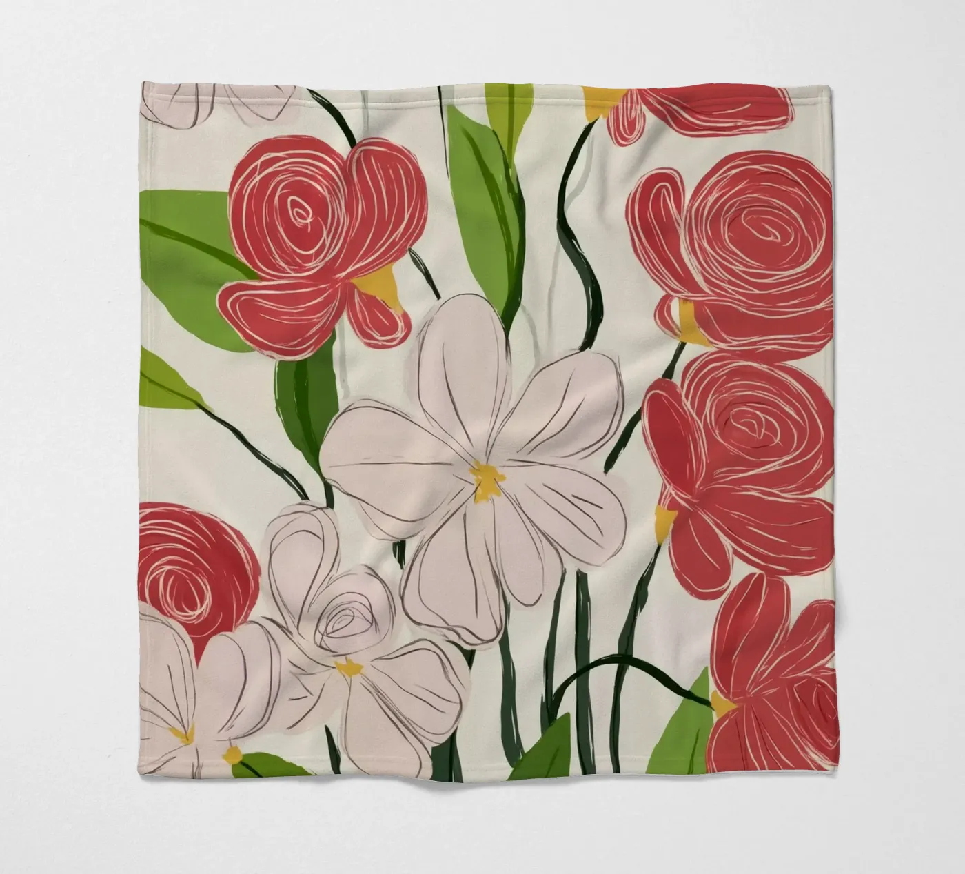 Bloom Harmony Fleecedecke von Luca