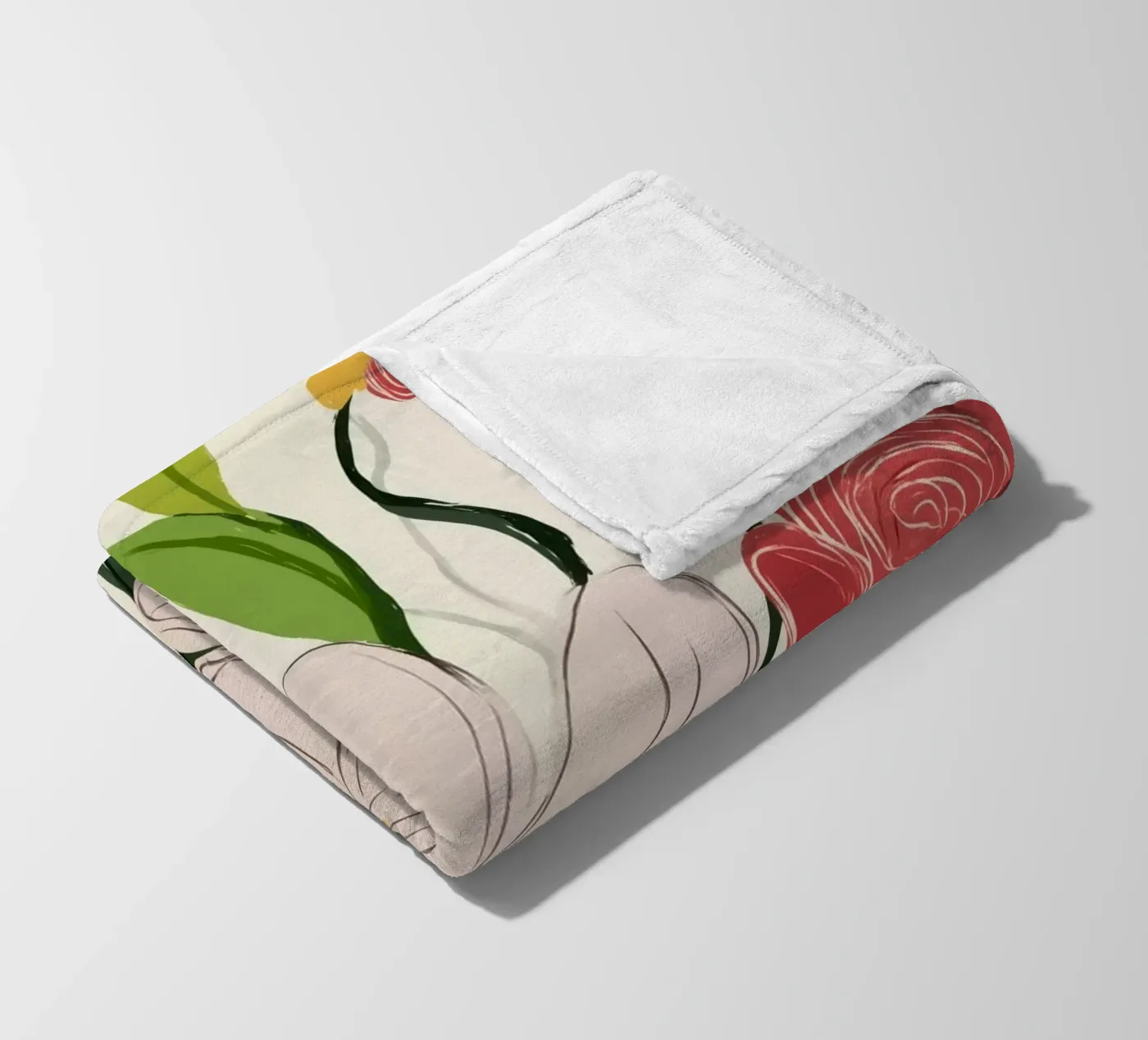 Bloom Harmony Fleecedecke von Luca