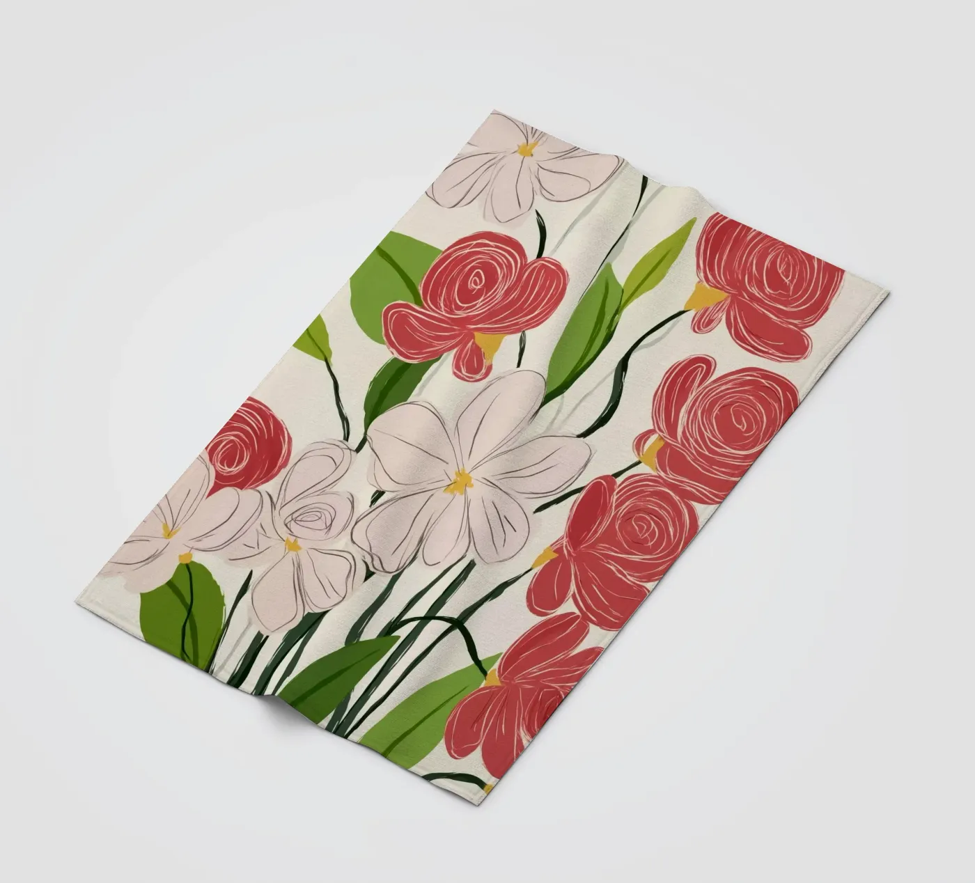 Bloom Harmony Fleecedecke von Luca