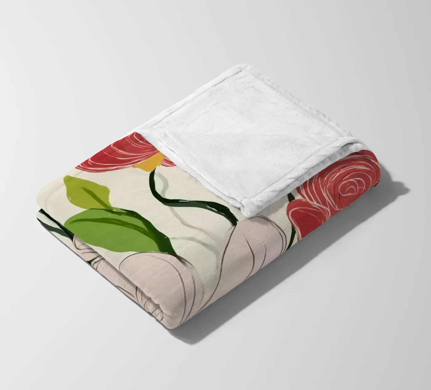 Bloom Harmony Fleecedecke von Luca