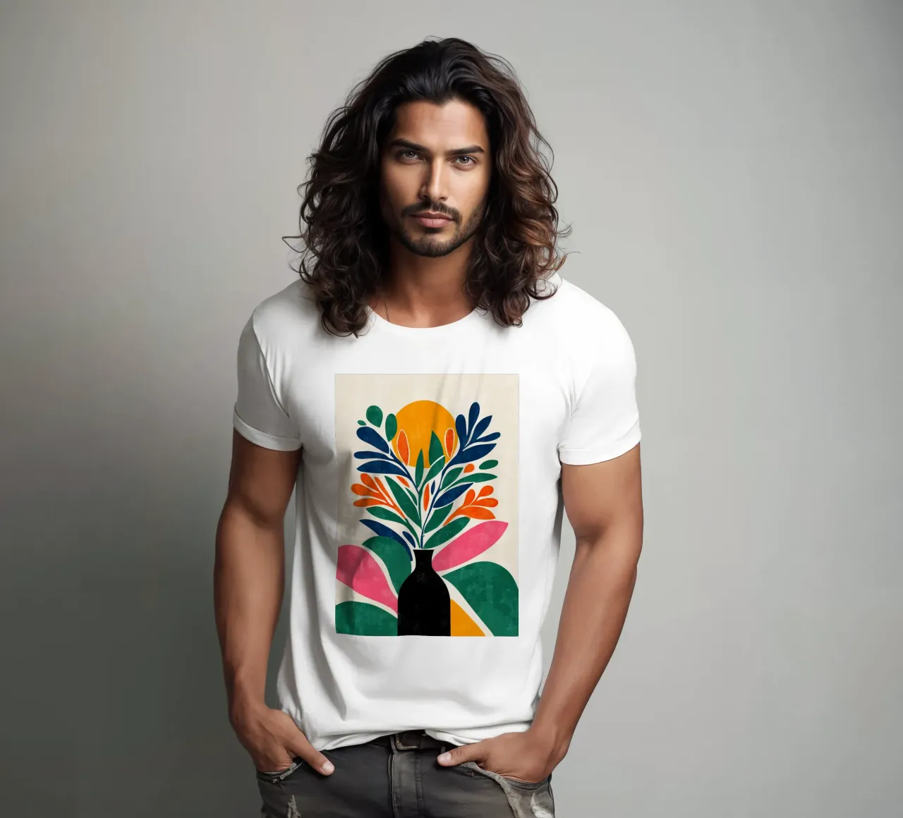 Abstract Botany t-shirt da Luca