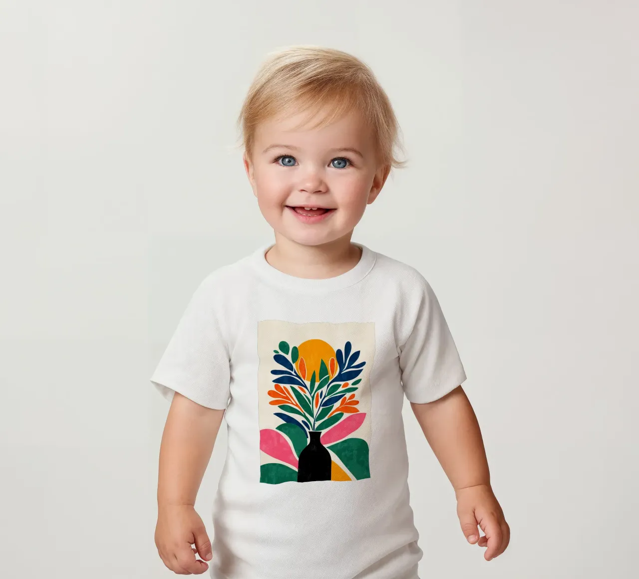 Abstract Botany maglietta neonato da Luca