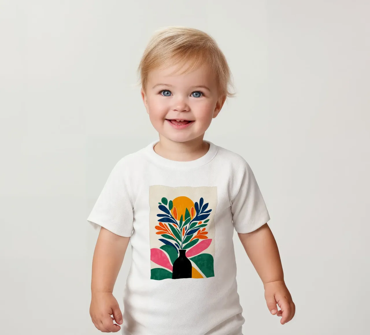 Abstract Botany maglietta neonato da Luca