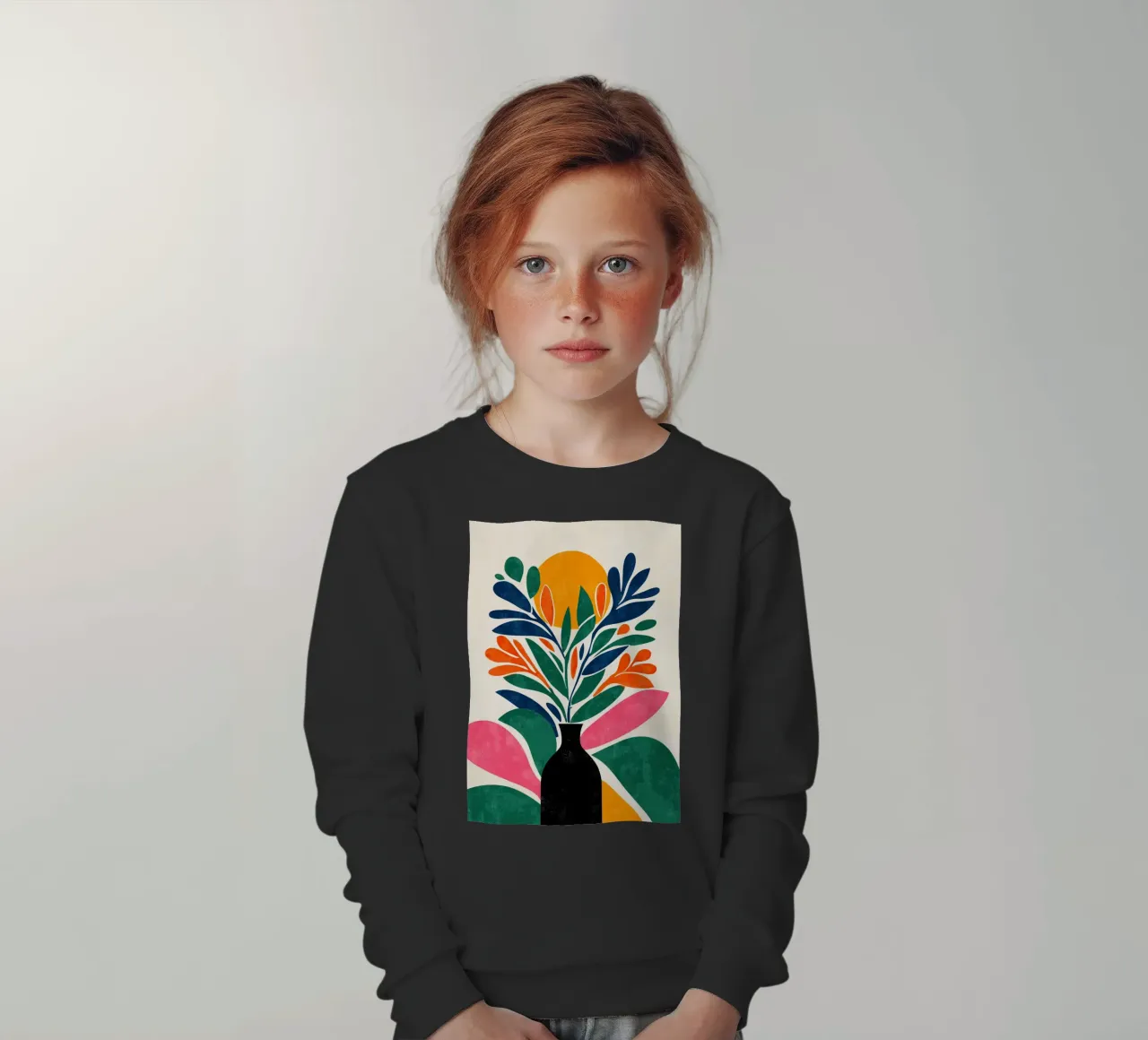 Abstract Botany felpa bambino da Luca