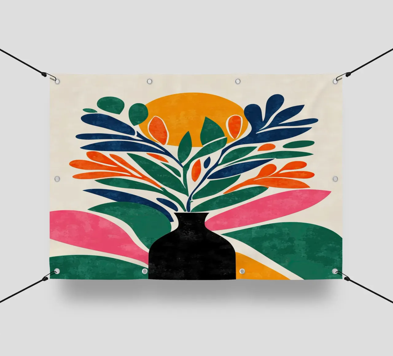 Abstract Botany telo in pvc da Luca