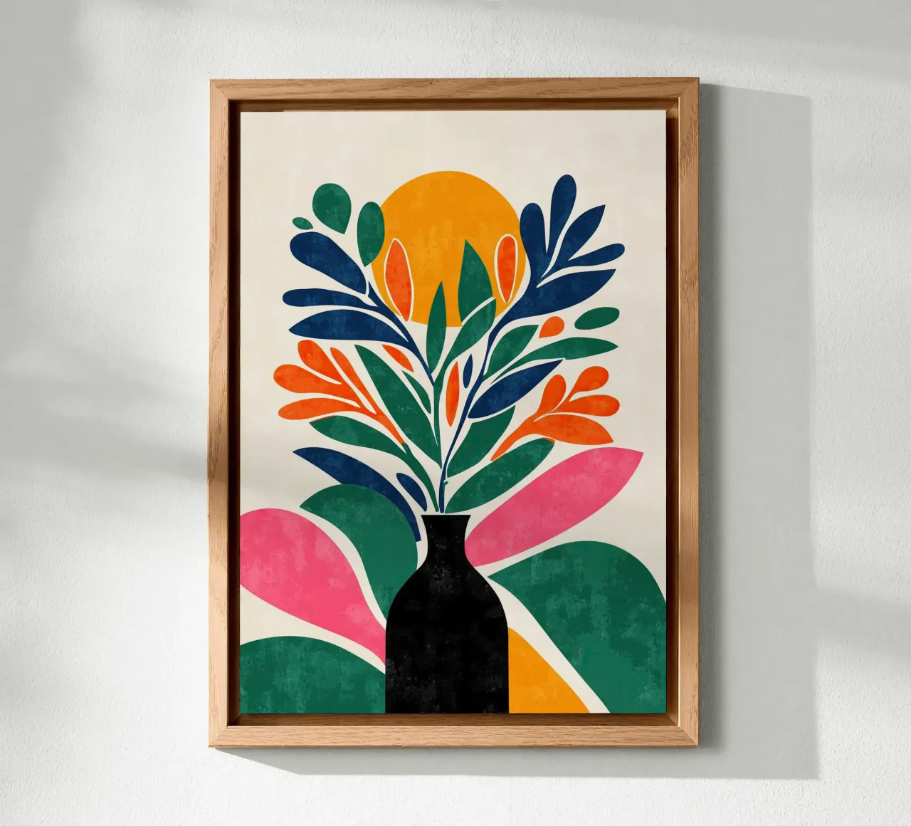 Abstract Botany alluminio dibond da Luca