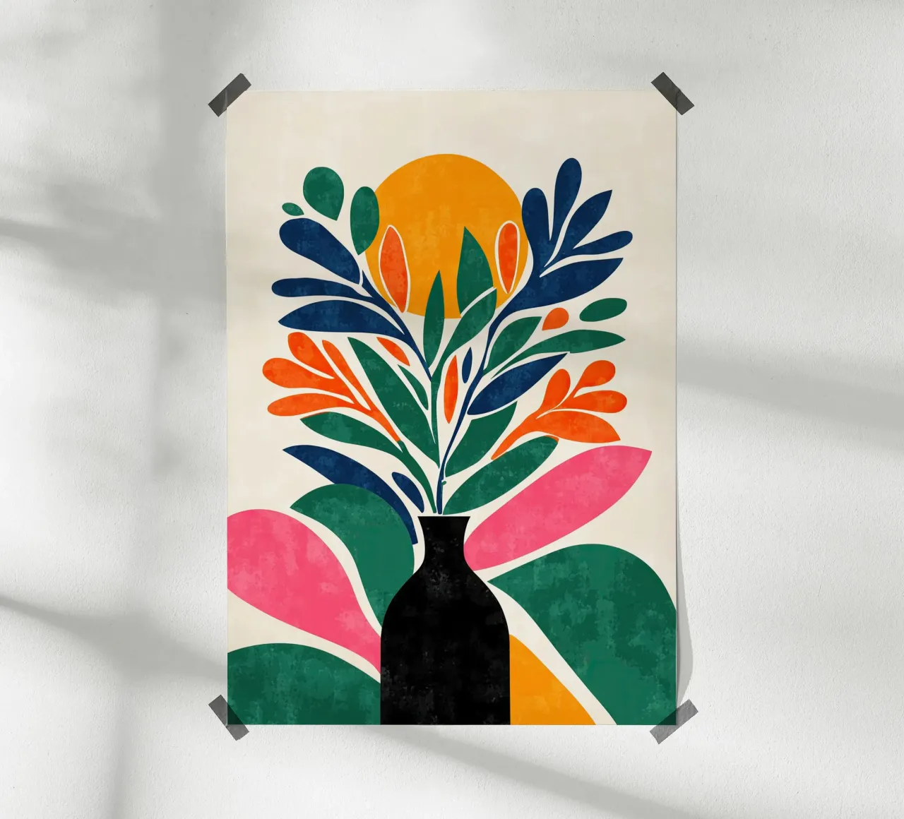 Abstract Botany carta hahnemühle da Luca