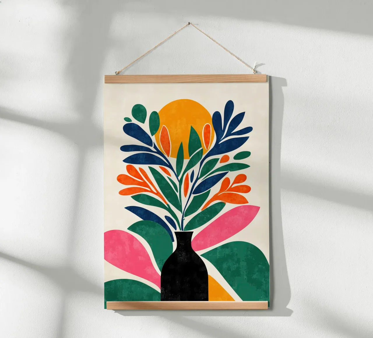 Abstract Botany carta hahnemühle da Luca