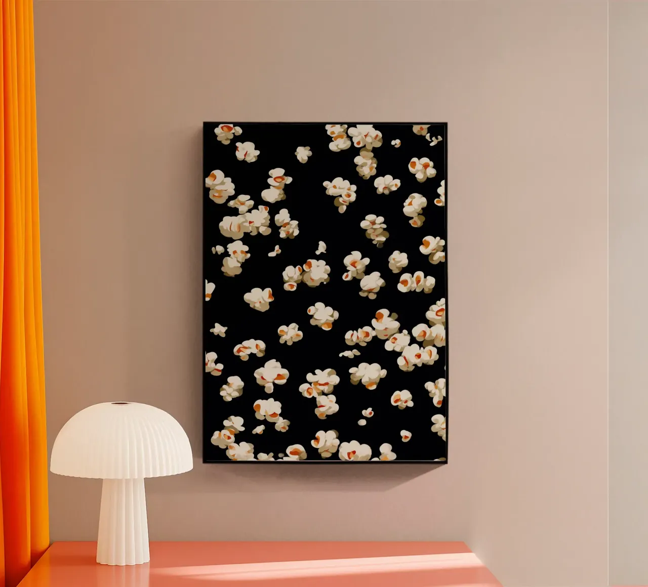 Midnight Popcorn acrylic glass by Luca