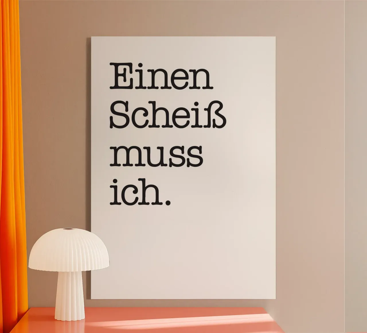 Non devo fare un cazzo plexiglass da Kavanga