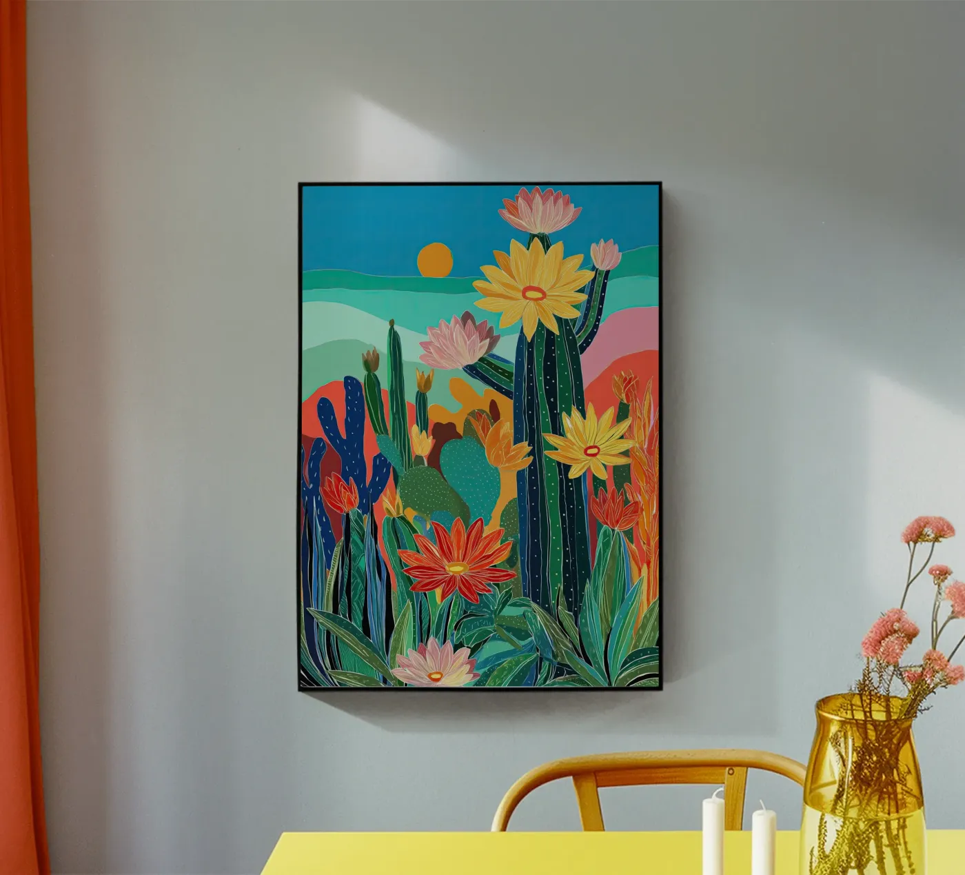 Desert Bloom I acrylic glass by Luca