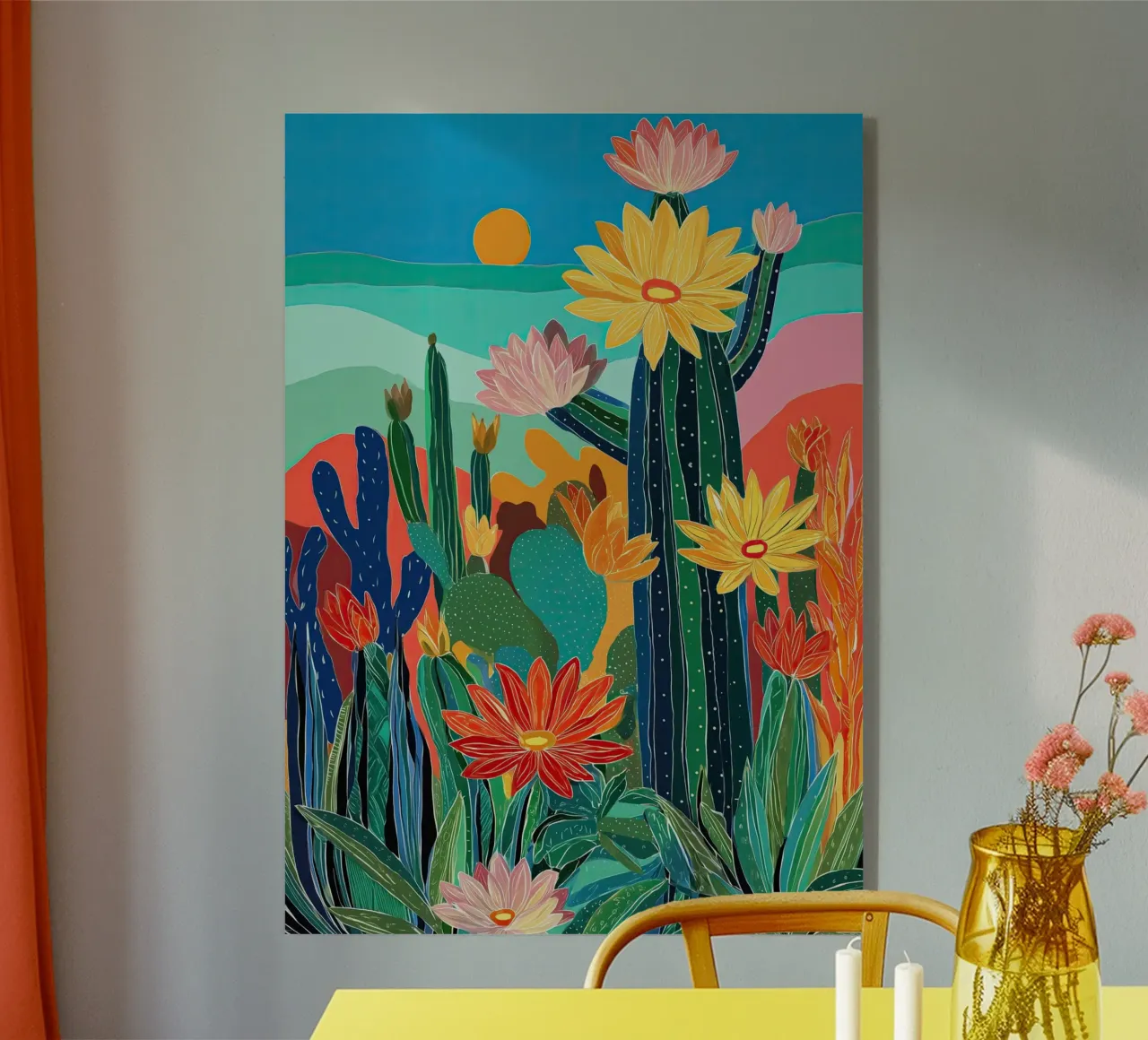 Desert Bloom I plexiglass da Luca