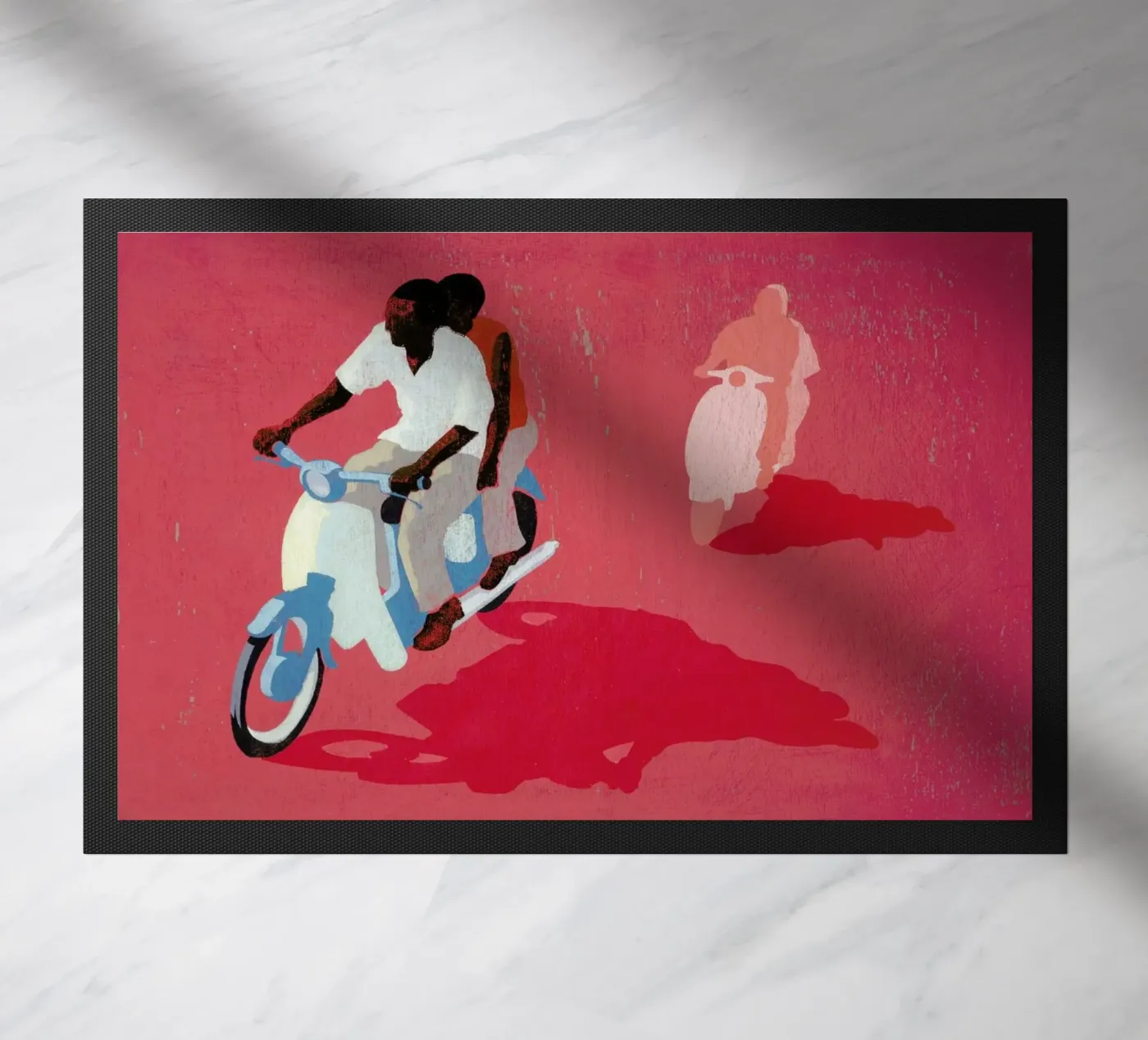 Scooter deurmat van Andy Bridge