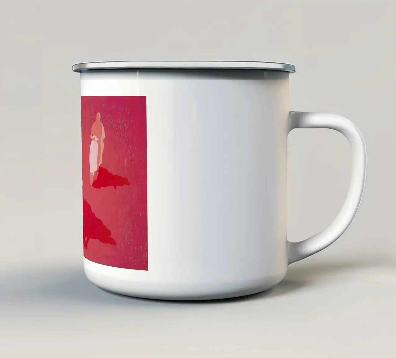 Scooter taza de esmalte de Andy Bridge
