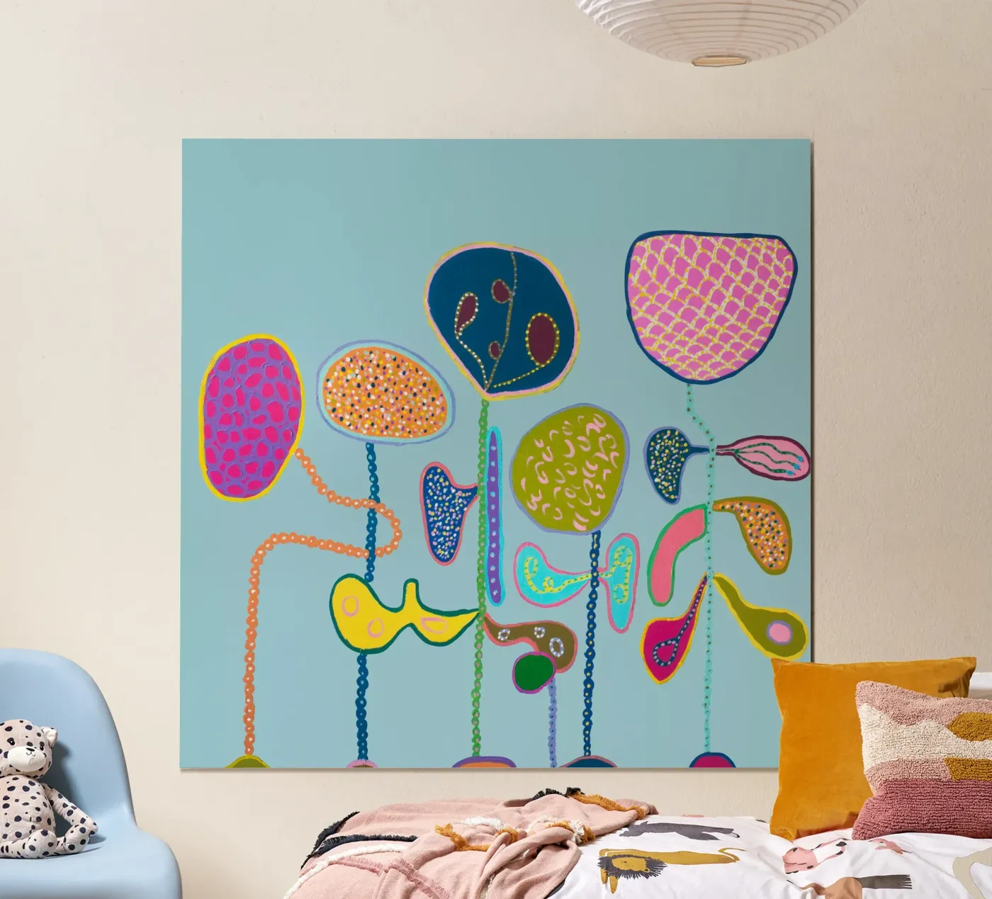 Bliss-Light Blue poster de Helen Joynson