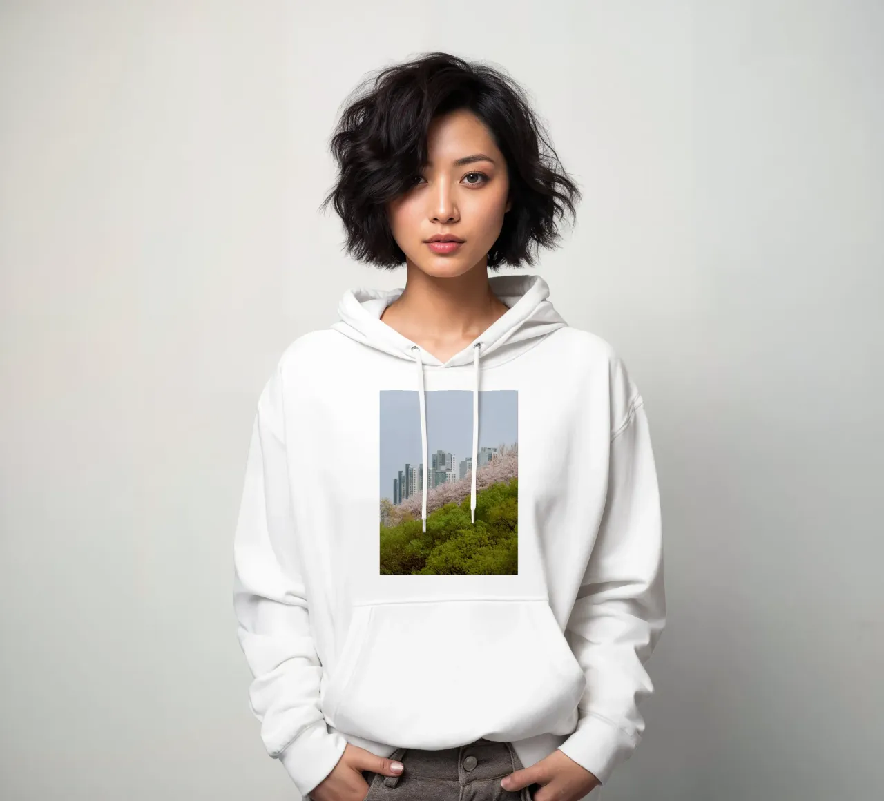 Strati di natura a Seul, Corea del Sud felpa con cappuccio da mbgraphx2